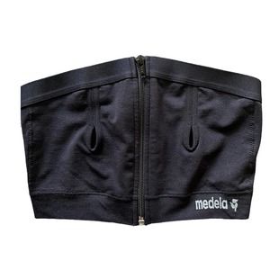 MEDELA Pumping Bra Black Easy Expressions Small Nursing Hands Free Pump Milk